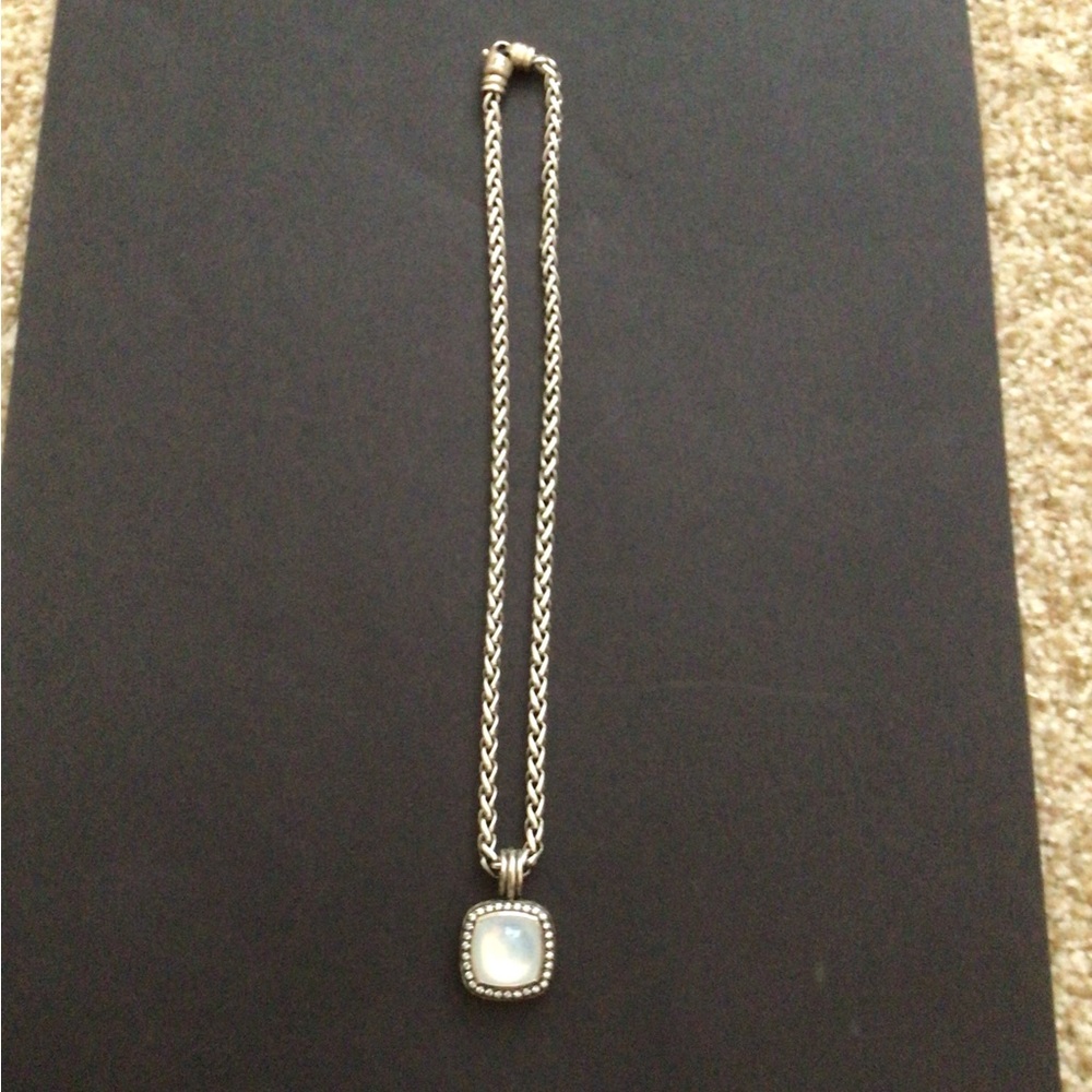 David Yurman Diamond Bezel Pendant